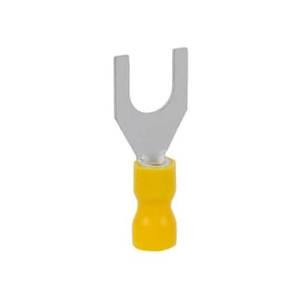 ABB F6-6VSC-DIN isolierter Gabelkabelschuh PVC-isoliert Kabelquers. 4,0-6,0 mm²