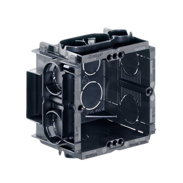 Kaiser Unterputz, Q-range®, Tiefe 50mm, für Rohre M16-M20, mit 2 Schrauben, Mitt