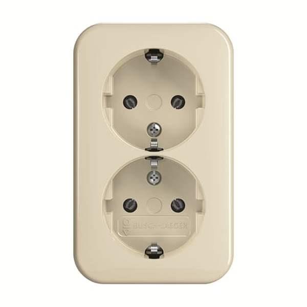 Busch-Jäger 202 EAP/11 SCHUKO Doppelsteckdose