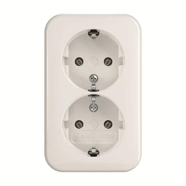 Busch-Jäger 202 EAP/11W SCHUKO Doppelsteckdose