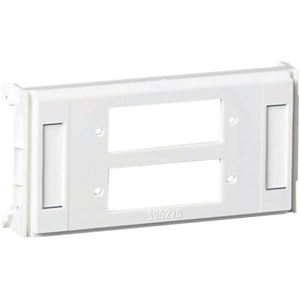 Schneider CYB-DF Montageplatte 2xSC Duplex AMP, Molex, Lucent Tech, Dätwyler wei