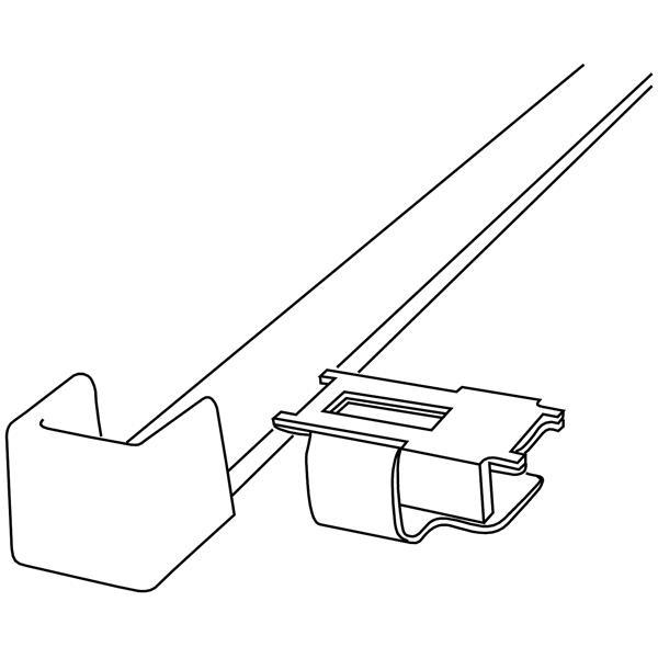 Schneider FED Halter Kabelbinder schwarz Typ:FED-FA