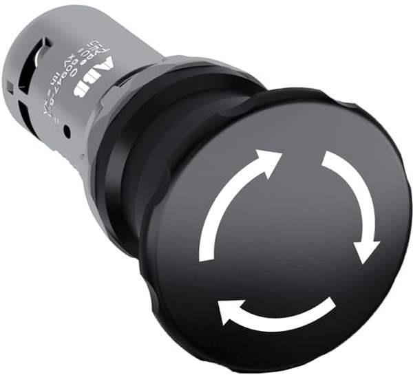 ABB Maschinen-Stop-Taster, schwarz, 40mm 1 Schließer ABB Maschinen-Stop-Taster, schwarz, 40mm 1 Schließer