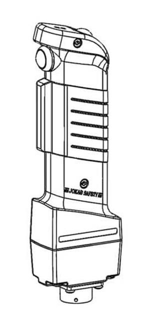 ABB JSHD4-2-AB 3-Stellungs-Zustimmschalter mit LEDs, Zusatztaster vorne und oben