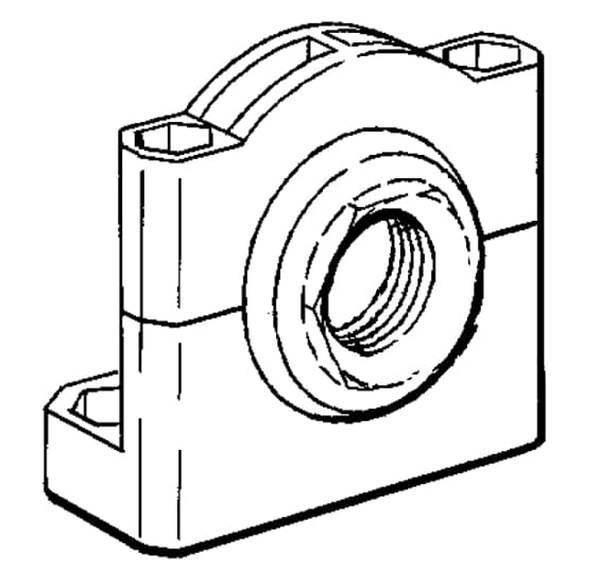 ABB JSM 64 Kugelgelenkbefestigung M18 für SPOT 10 T/R oder MUTE R