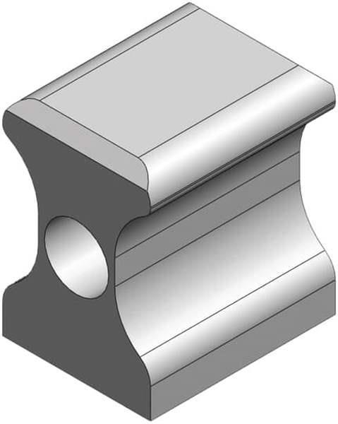 ABB DALTON TONGUE B Schließzunge für seitliche Anfahrrichtung der Tür