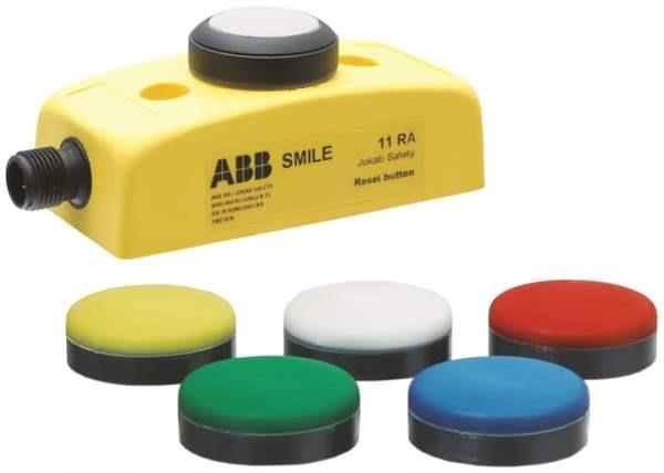 ABB SMILE 11 RA Reset-Taster 1x NO, 5 verschiedene Farbfilter