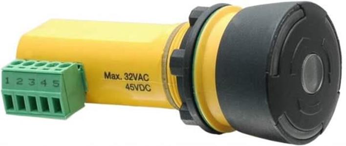 ABB INCA 1S Maschinen-Stopp-Taster 2 x NC, LED-Anzeige im Taster