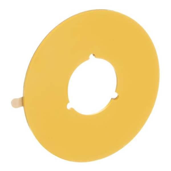 ABB ESS WOT 22 Not-Halt-Schild, gelb ohne Textaufdruck