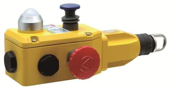 ABB LineStrong2 Sicherheitsseilzugschalter 2NC + 2NO, M20, LED, Not-Halt-Vorrich