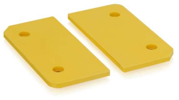 ABB DA 1B Distanzplatte aus gelbem PBT