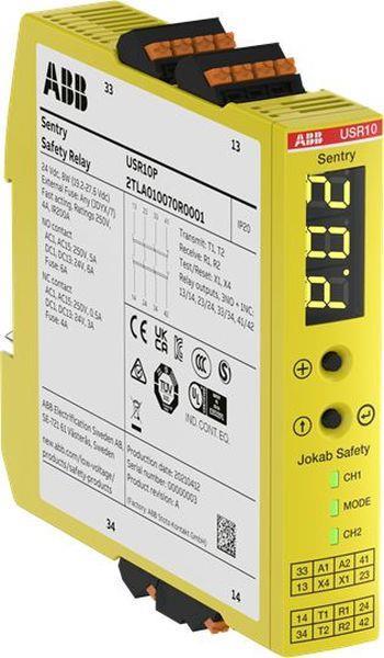 ABB Sentry USR10P Sicherheitsrelais Relaisausgänge 3NO+1NC