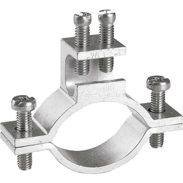 Kaiser Erdleitungsbride 1 - 1¼' (33.5-41.9mm), 4 - 50 mm² Seil - Draht ø 8 mm