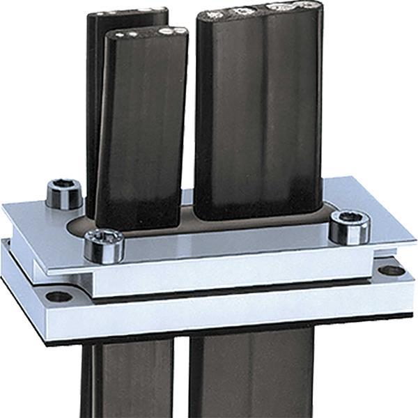 Kaiser Universal Kabeleinführung Alu, Flachkabel max. 49.0x4.5 mm