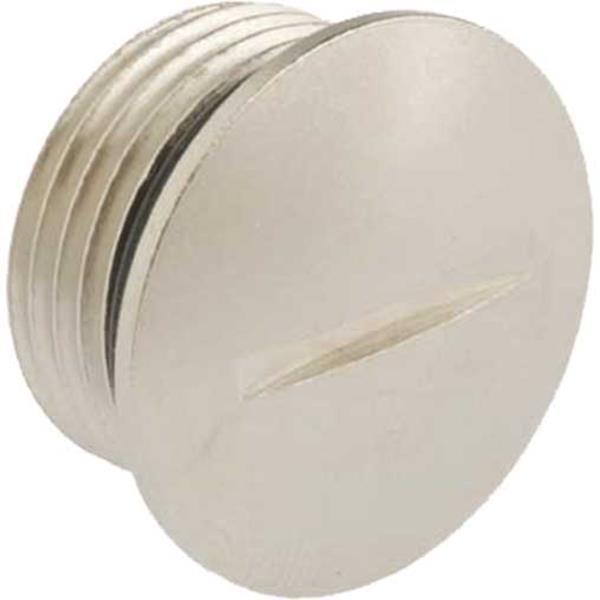 Kaiser Verschlussschraube Messing Pg29, mit O-Ring NBR, langes Anschlussgewinde