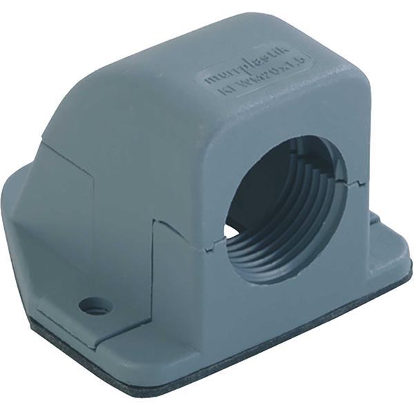 Kaiser Flanschwinkel Kunststoff Pg29, Grau BxHxT = 78x90x55 mm