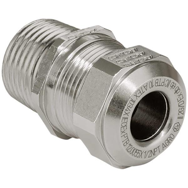 Kaiser Kabelverschraubung Ex Compact Ms NPT 1/2, Ex d IIC / Ex e II Kabel Ø 5.0-