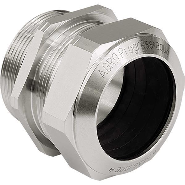 Kaiser W-Kabelverschr. Progress Stahl A2 M12, Kabel Ø 6.5-8.0 mm Dichteinsatz EP