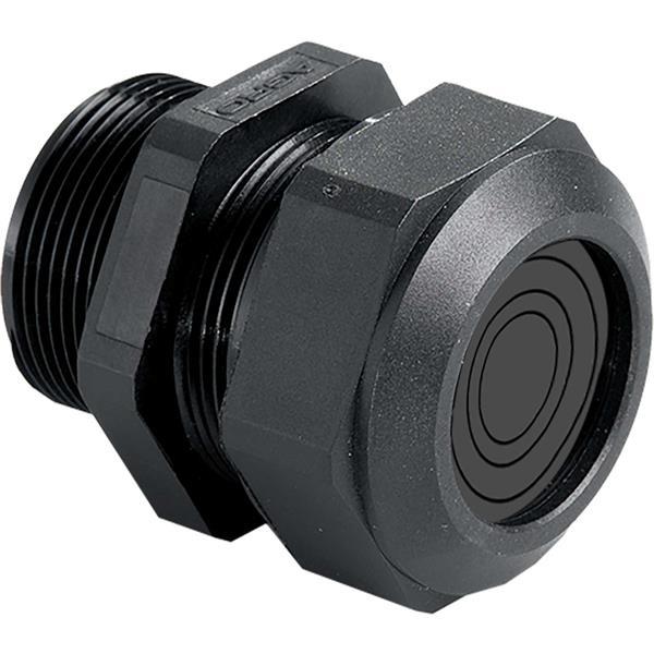 Kaiser Kabelverschr. Prog. Kst. ML GFK M20x1.5, Schwarz RAL 9005 Kabel Ø 4.0-15.