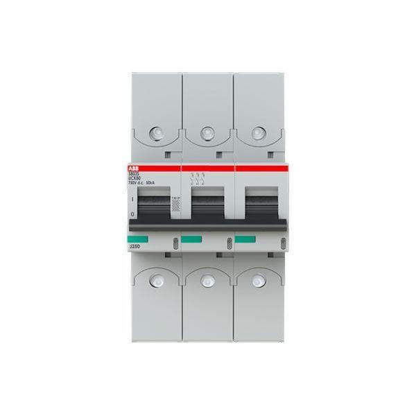 ABB S803S-UCK80-R Hochlei.Sicherungsautomat, 80A,K,750VDC=Icu 50kA,3P,