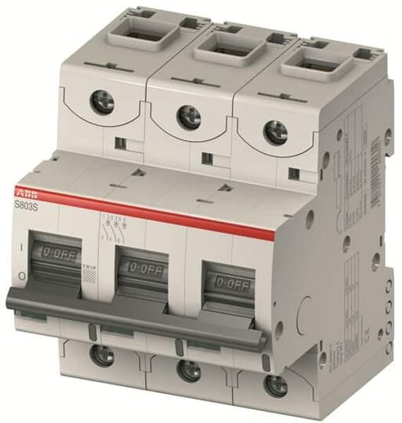 ABB S803S-UCB1 Hochleist.Sicherungsautomat 1A,B,750VDC=Icu 50kA, 3P ABB S803S-UCB1 Hochleist.Sicherungsautomat 1A,B,750VDC=Icu 50kA, 3P