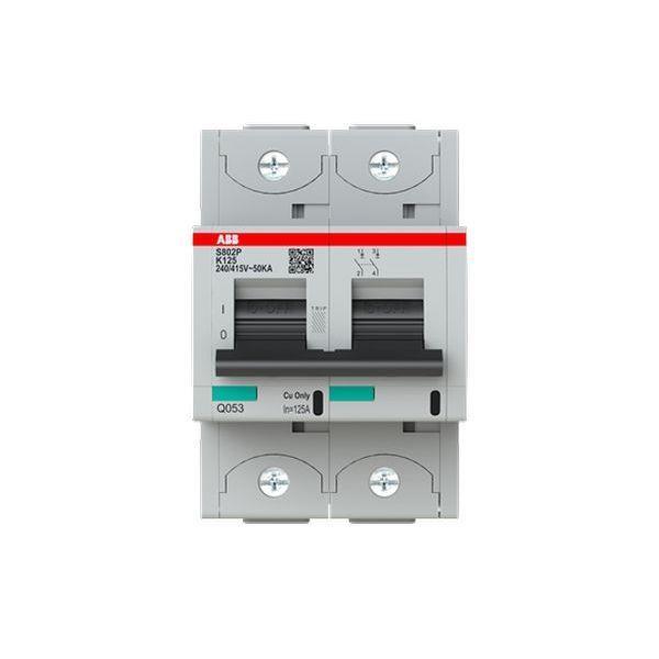 ABB S802P-K125 Hochleis.-Sicherungsautomat 125A, K-Char., Icu=50kA 240/415V AC, ABB S802P-K125 Hochleis.-Sicherungsautomat 125A, K-Char., Icu=50kA 240/415V AC,