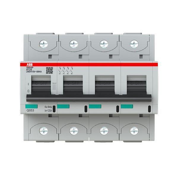 ABB S804P-K125 Hochleis.-Sicherungsautomat 125A, K-Char., Icu=50kA 240/415V AC, ABB S804P-K125 Hochleis.-Sicherungsautomat 125A, K-Char., Icu=50kA 240/415V AC,