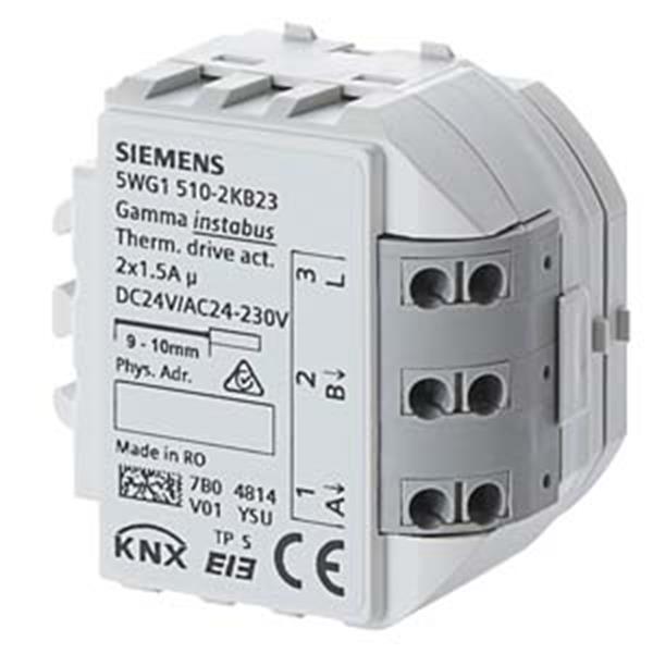 Thermoantriebaktor, schaltend, 2 x AC 24...230 V, DC 24 V, 1,5 A