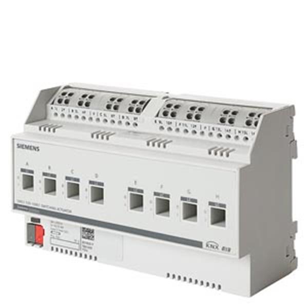 Schaltaktor 8 x AC 230 V, 16/20 AX, C-Last, Laststrom-Überwachung