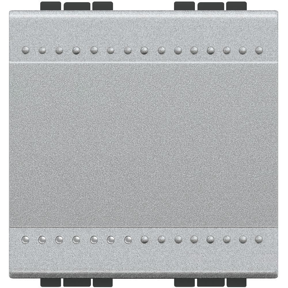 Legrand Schließertaster für LIVINGLIGHT, Schraubklemmen, 2-modulig, Farbe: Tech