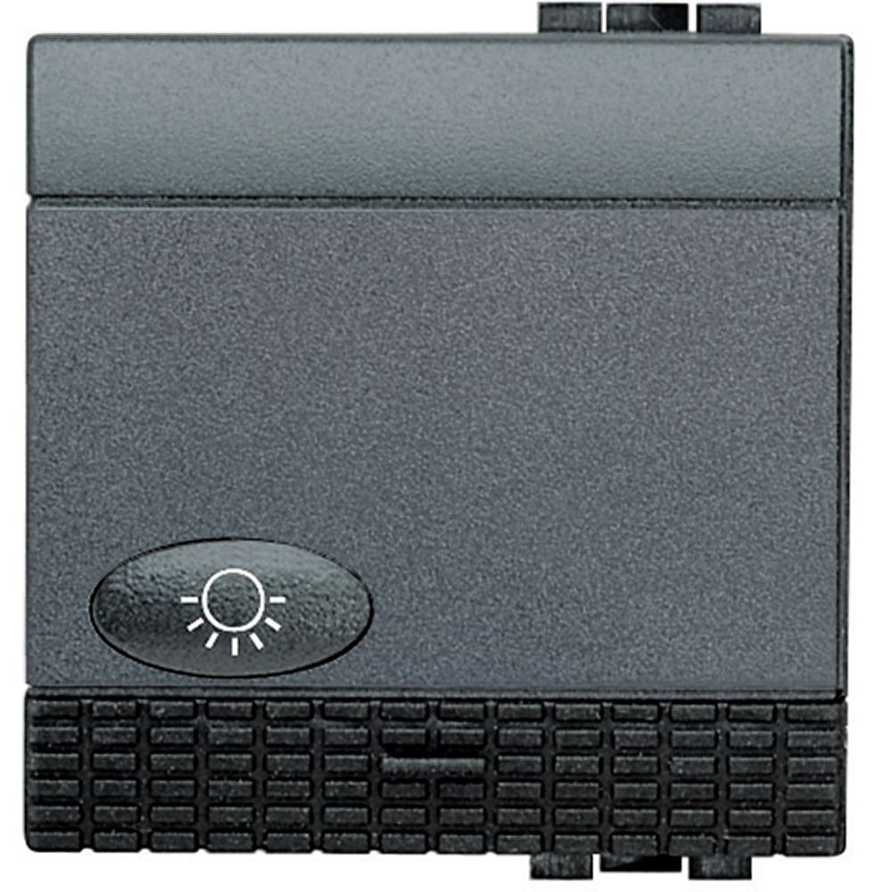 Legrand Taster Lichtsymbol 2M Anthrazit