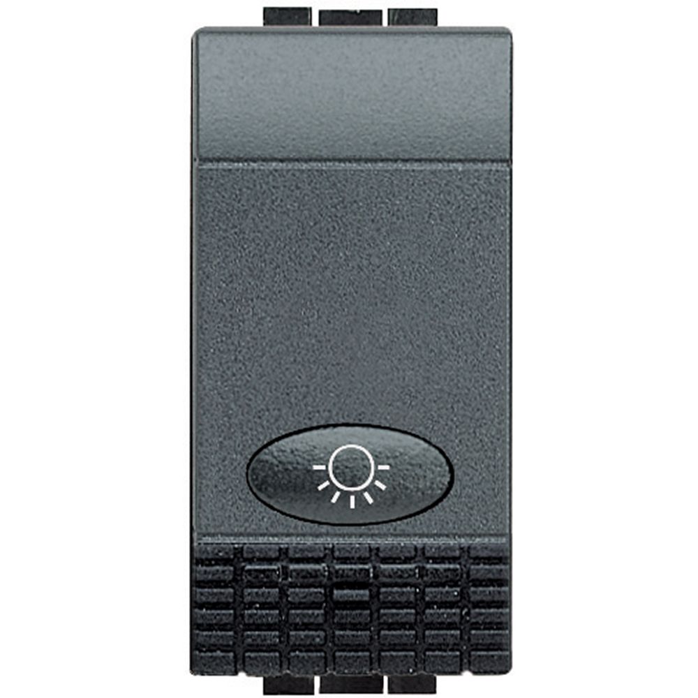 Legrand Taster Lichtsymbol 1M Anthrazit