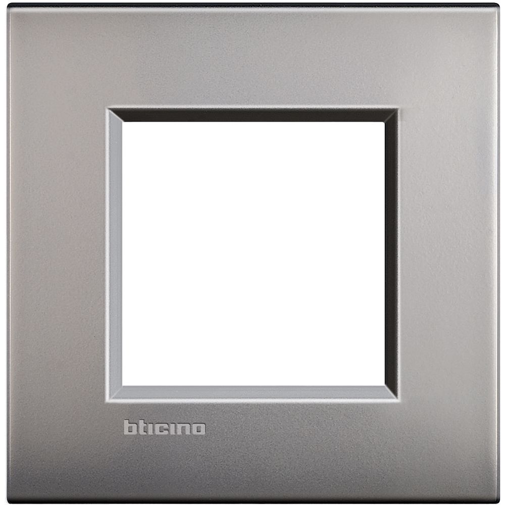 Legrand Abdeckrahmen LIVINGLIGHT AIR, 2-modulig, Farbe: Nickel