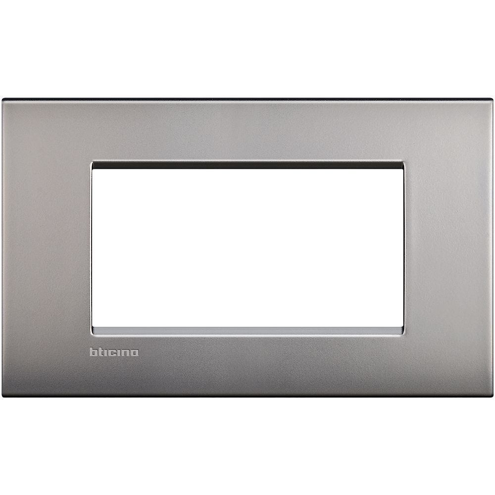 Legrand Abdeckrahmen LIVINGLIGHT AIR, 4-modulig, Farbe: Nickel