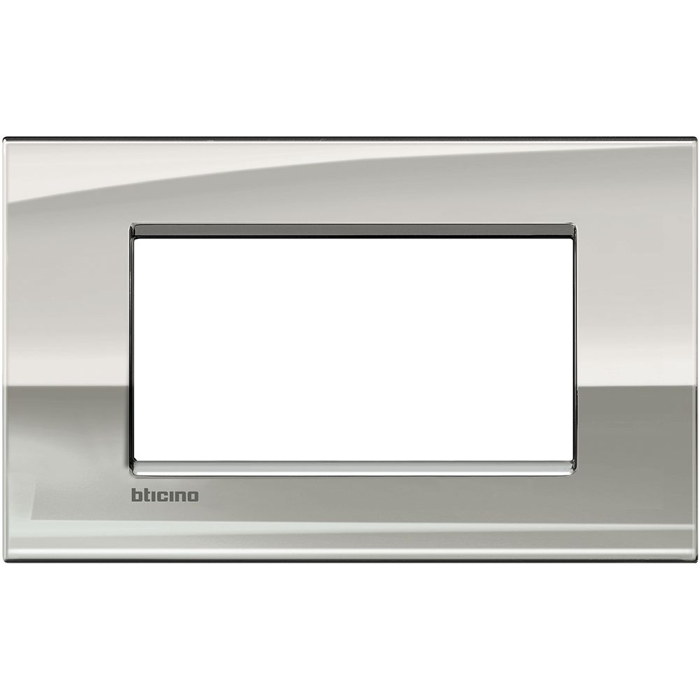 Legrand Abdeckrahmen LIVINGLIGHT AIR, 4-modulig, Farbe: Palladium