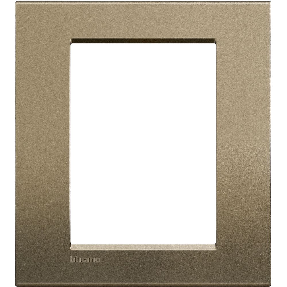 Legrand Abdeckrahmen LIVINGLIGHT für Kompaktinstallation, 3+3 Module, Farbe: Squ