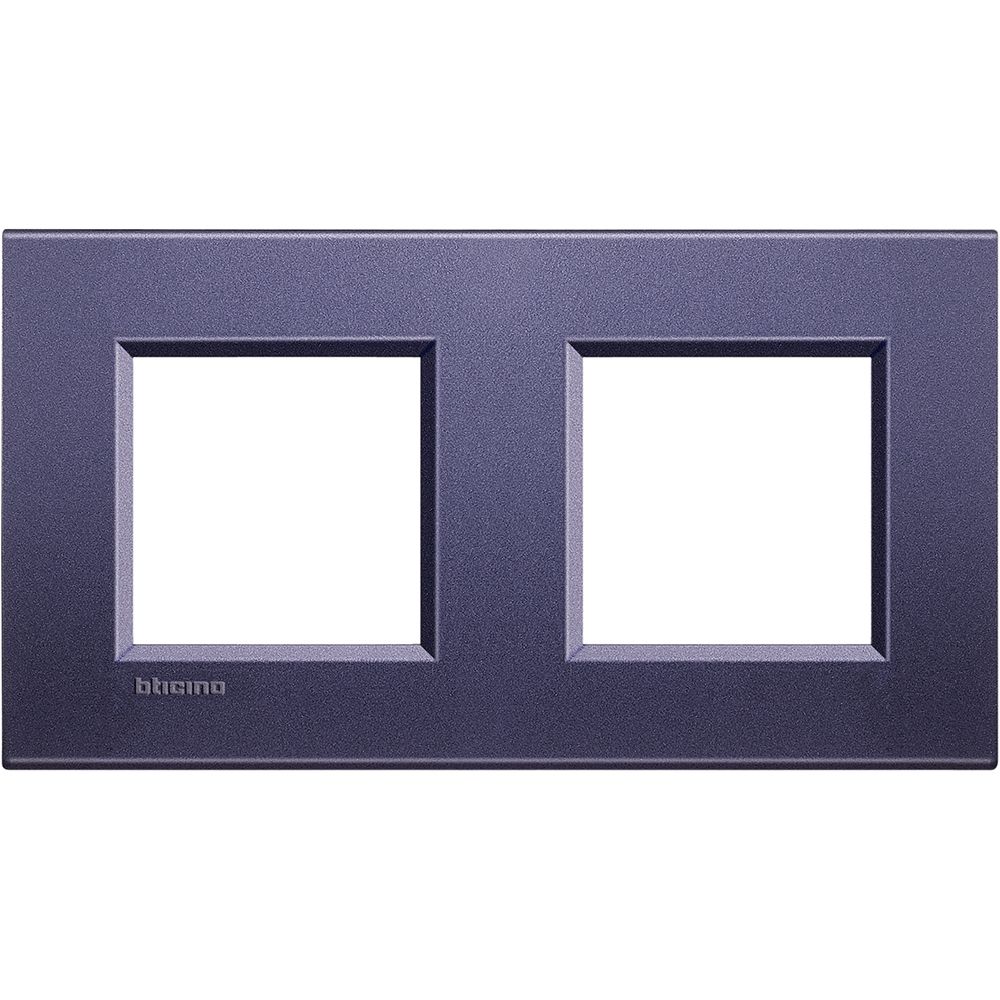 Legrand Abdeckrahmen LIVINGLIGHT: 2-fach, 2 + 2 Module, Farbe: Club