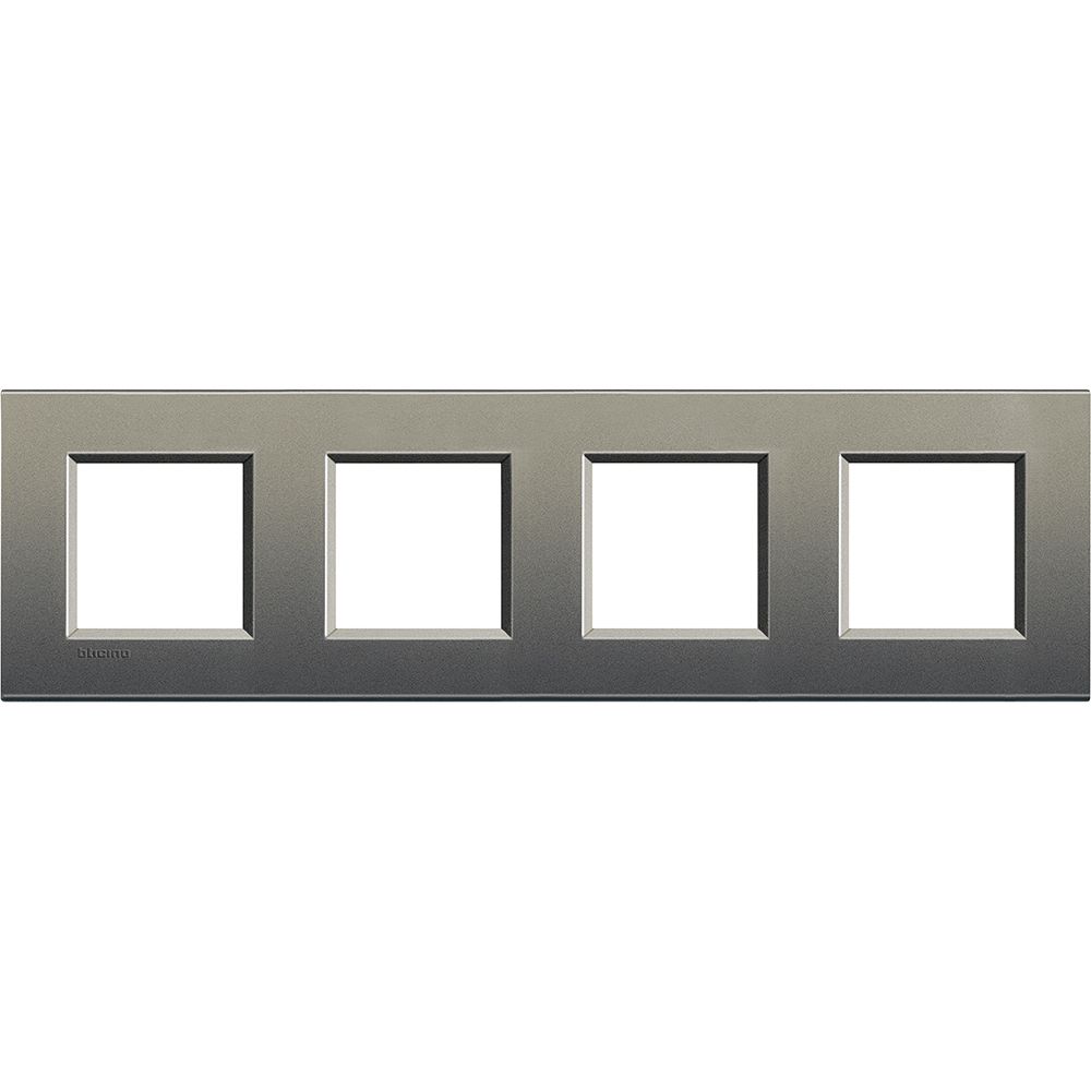 Legrand Abdeckrahmen LIVINGLIGHT: 4-fach, 2 + 2 + 2 + 2 Module, Farbe: Avenue