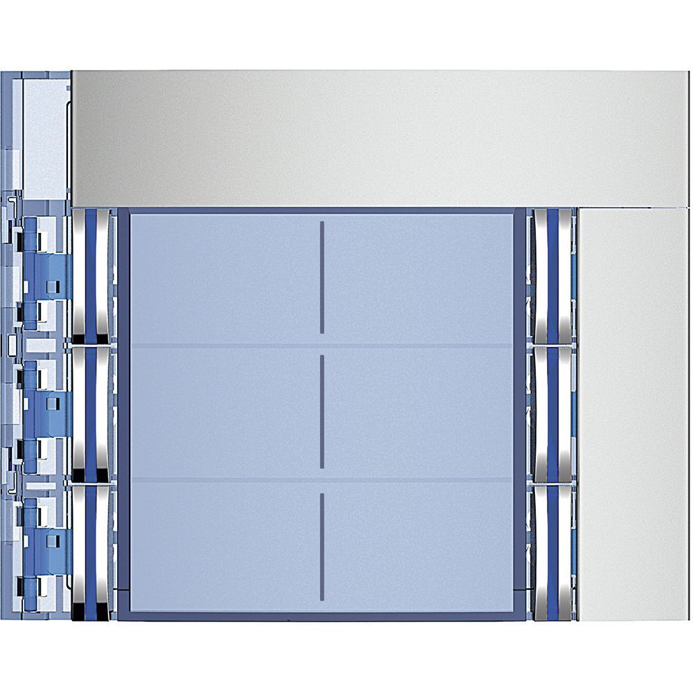 Legrand Frontblende Ruftastmodul 6Rt-D Allmetall