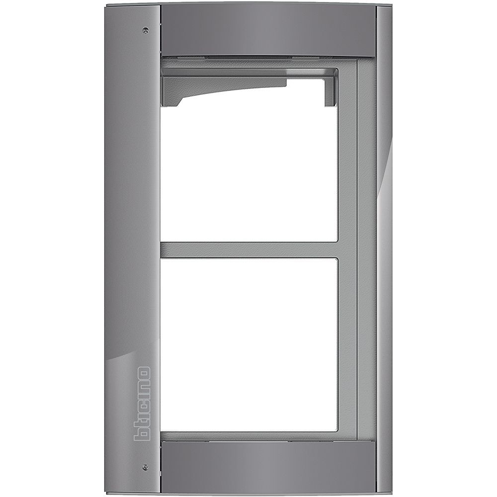 Legrand Abdeckrahmen + Modulträger 2 Module, Türstation SFERA Aluminium, Farbe A