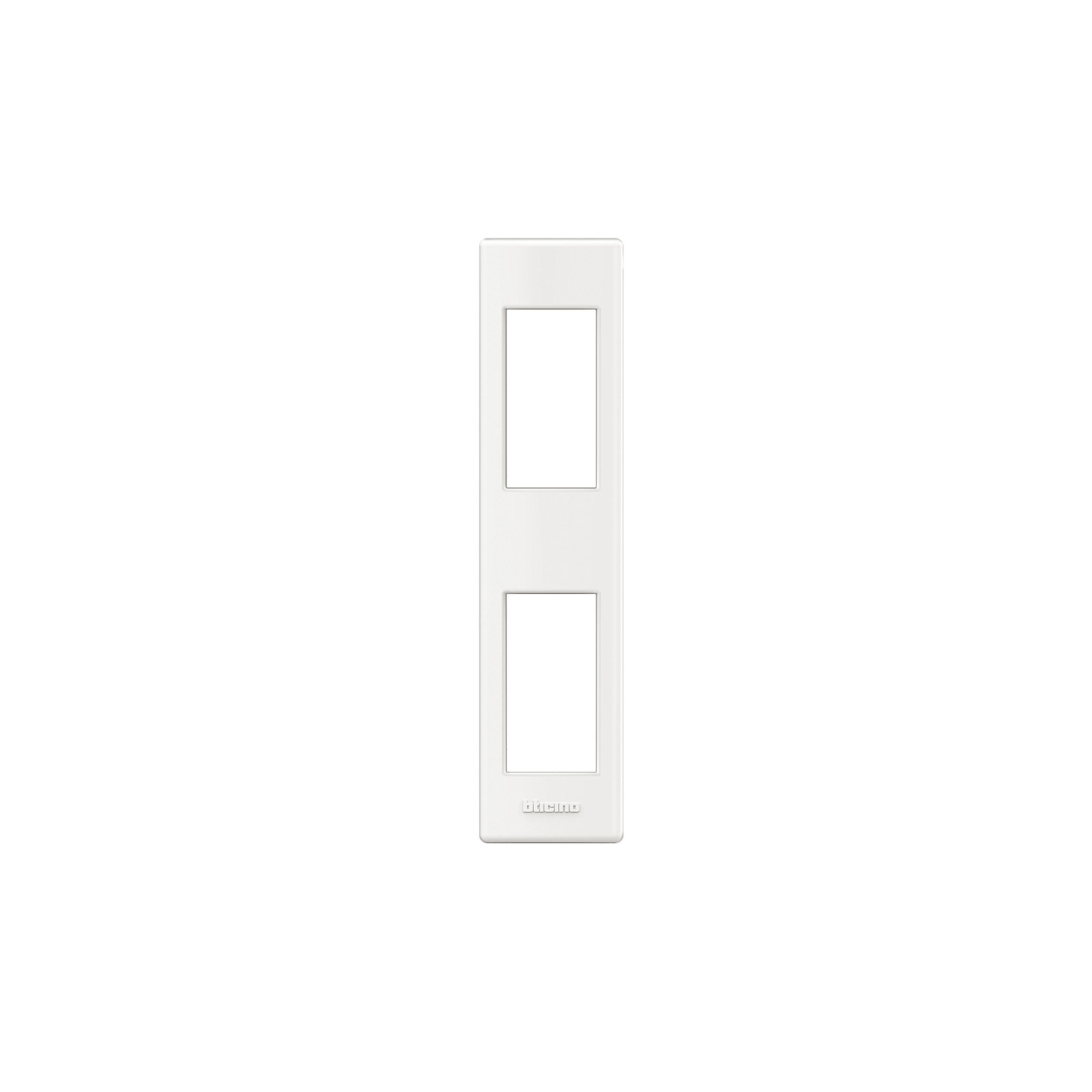 Legrand Einbaurahmen LIVINGLIGHT, 1+1-modulig, Farbe: Weiss