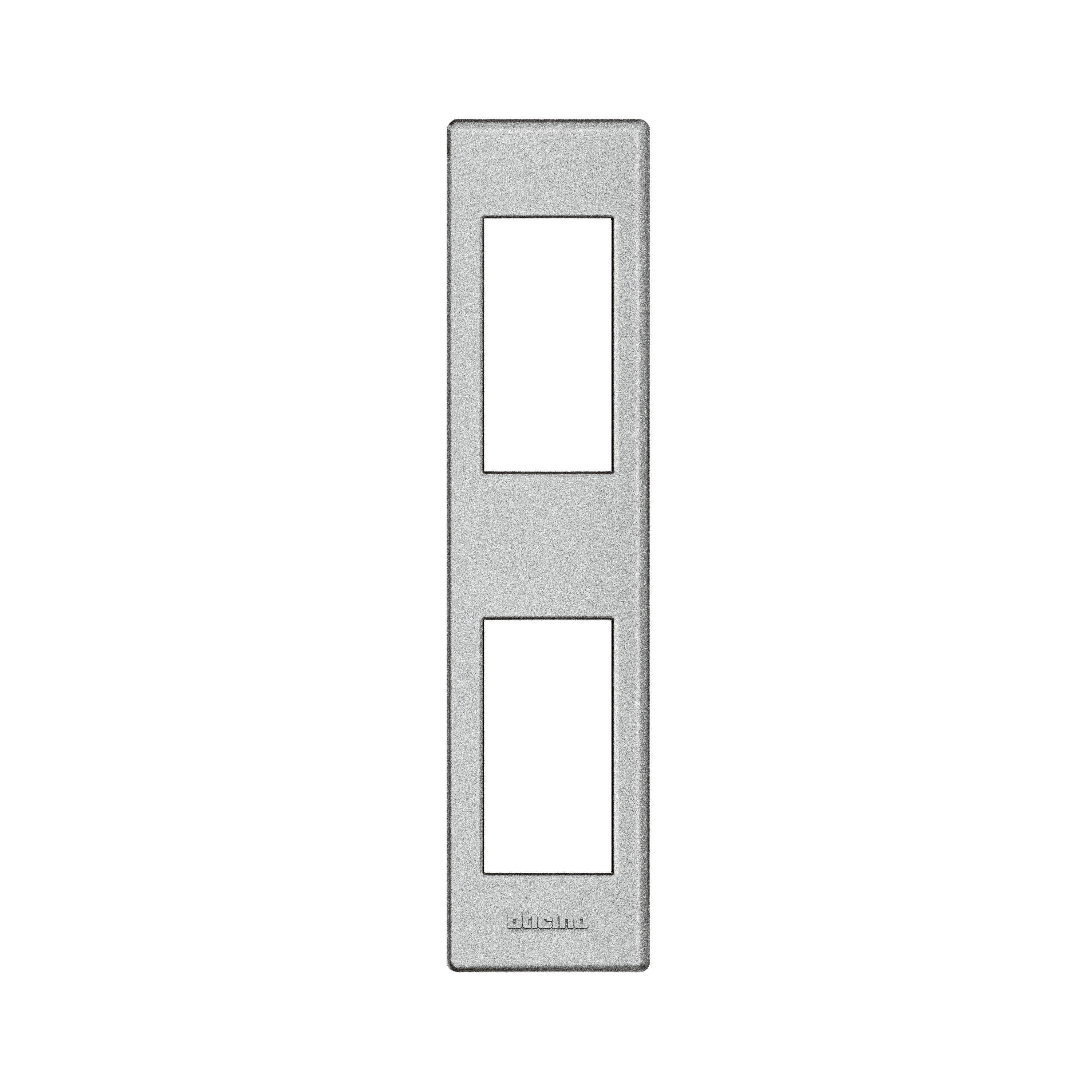 Legrand Einbaurahmen LIVINGLIGHT, 1+1-modulig, Farbe: Tech