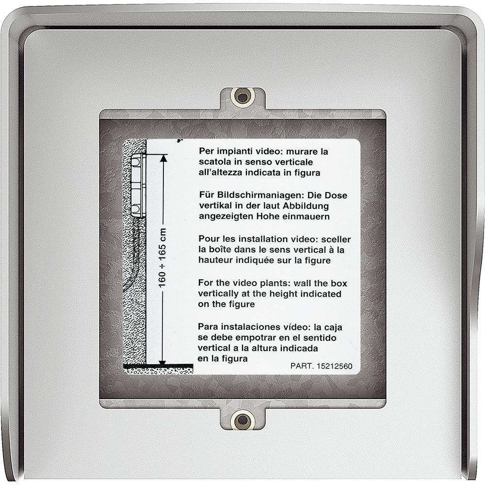 1-moduliger Aufputzkasten, 1-reihig, Farbe: Allmetal