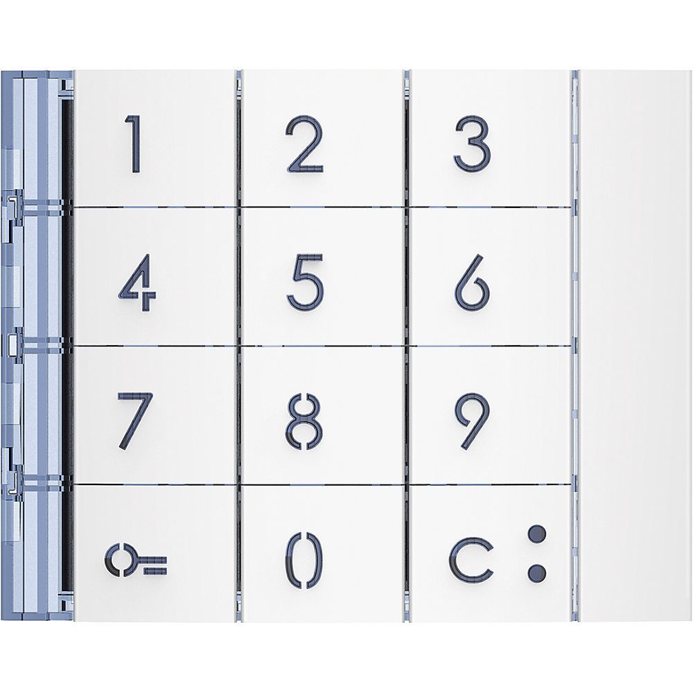Legrand Frontblende Zehnertastatur Allwhite