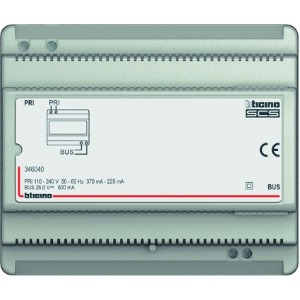 Legrand Ersatz-Spannungsversorgung für 2-Draht Audio-Sets Bticino. 6 TE DIN.