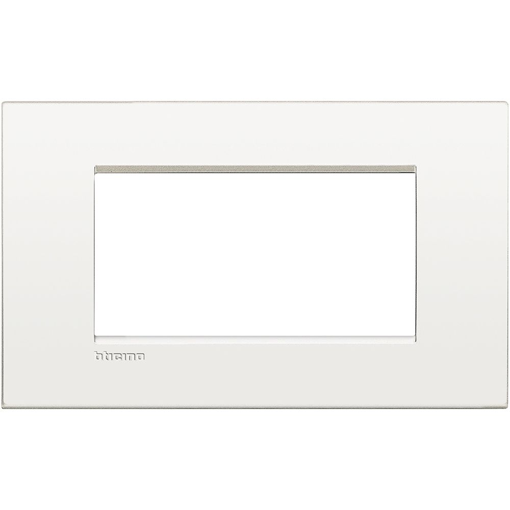 Legrand Abdeckrahmen LIVINGLIGHT AIR, 4-modulig, Farbe: Pure White