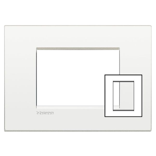 Legrand Abdeckrahmen LIVINGLIGHT AIR, 3+3 Module, Farbe: Pure White