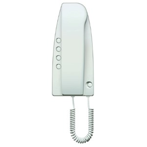 Universelle Audio-Hausstation für analoge Sprechanlagen (4+n, 1+n), Farbe: Weiß