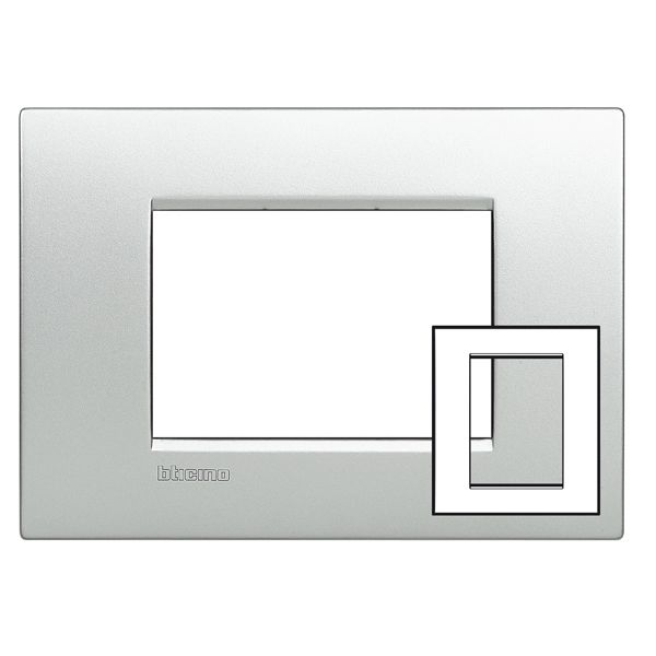 Legrand Abdeckrahmen LIVINGLIGHT AIR: 3+3 Module, Farbe: Tech