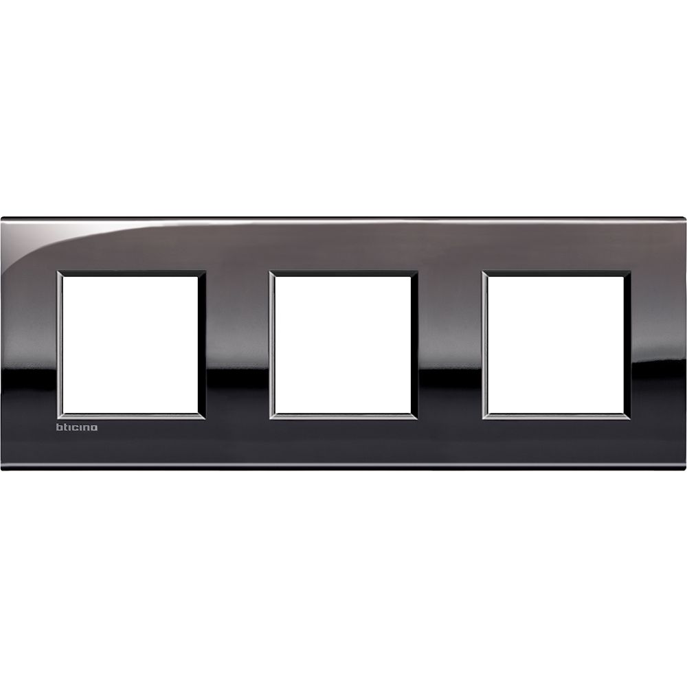 Legrand Abdeckrahmen Light Air Europe: 3-fach, 2 + 2 + 2 Module, Farbe: Zinn